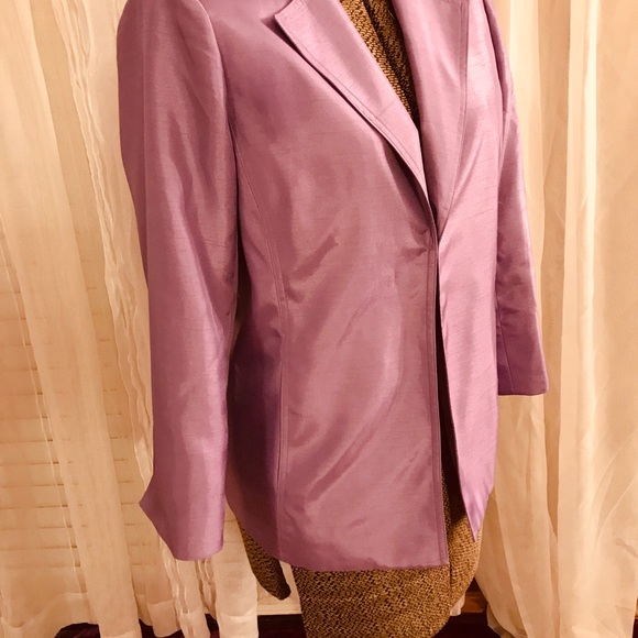 Lightweight Purple Button Back Blazer Jacket NWTsm - Picture 2 of 6